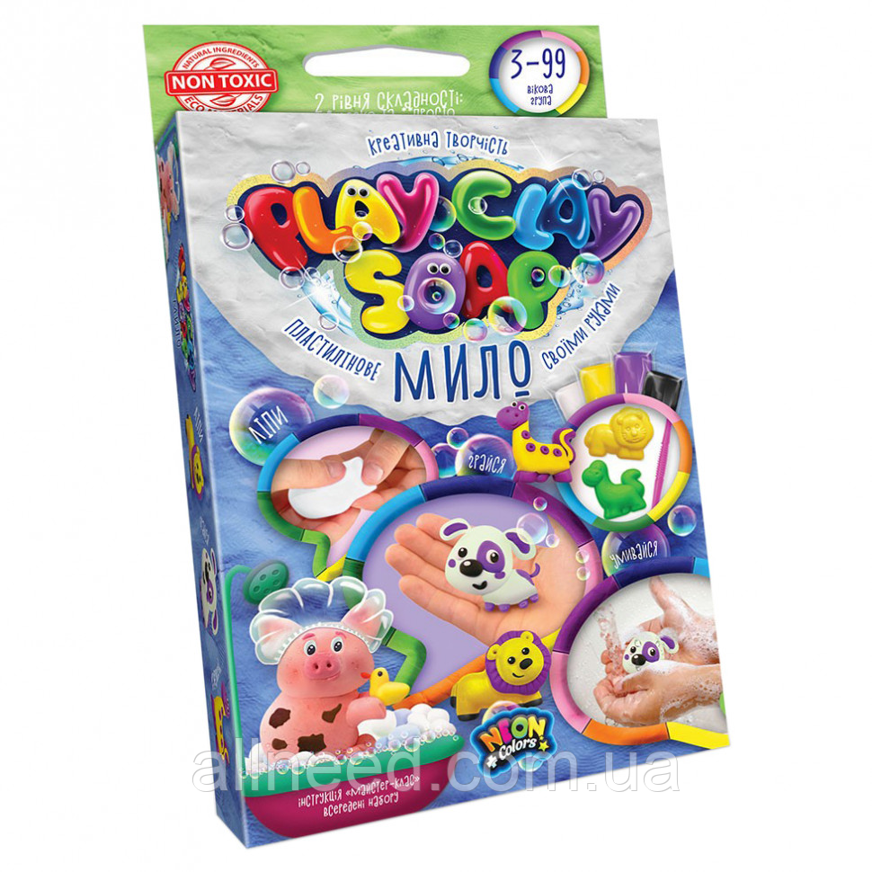 Набір креативної творчості "Пластилінове мило" Play Clay Soap PCS-02U маленький (Цуценя), фото 1