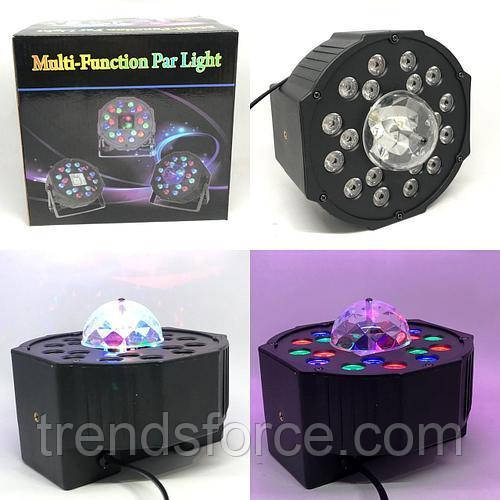 Лазерний проєктор Magic Ball 18 LED DL176 198179