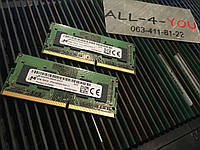 Оперативна пам`ять MICRON DDR4 4GB SO-DIMM 1.2V 1Rx8 PC4 - 25600  3200MHZ  CL22 (22-22-22) Intel/AMD