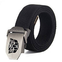 Ремінь Пояс Трансформери Чорний 120 см, фото 4