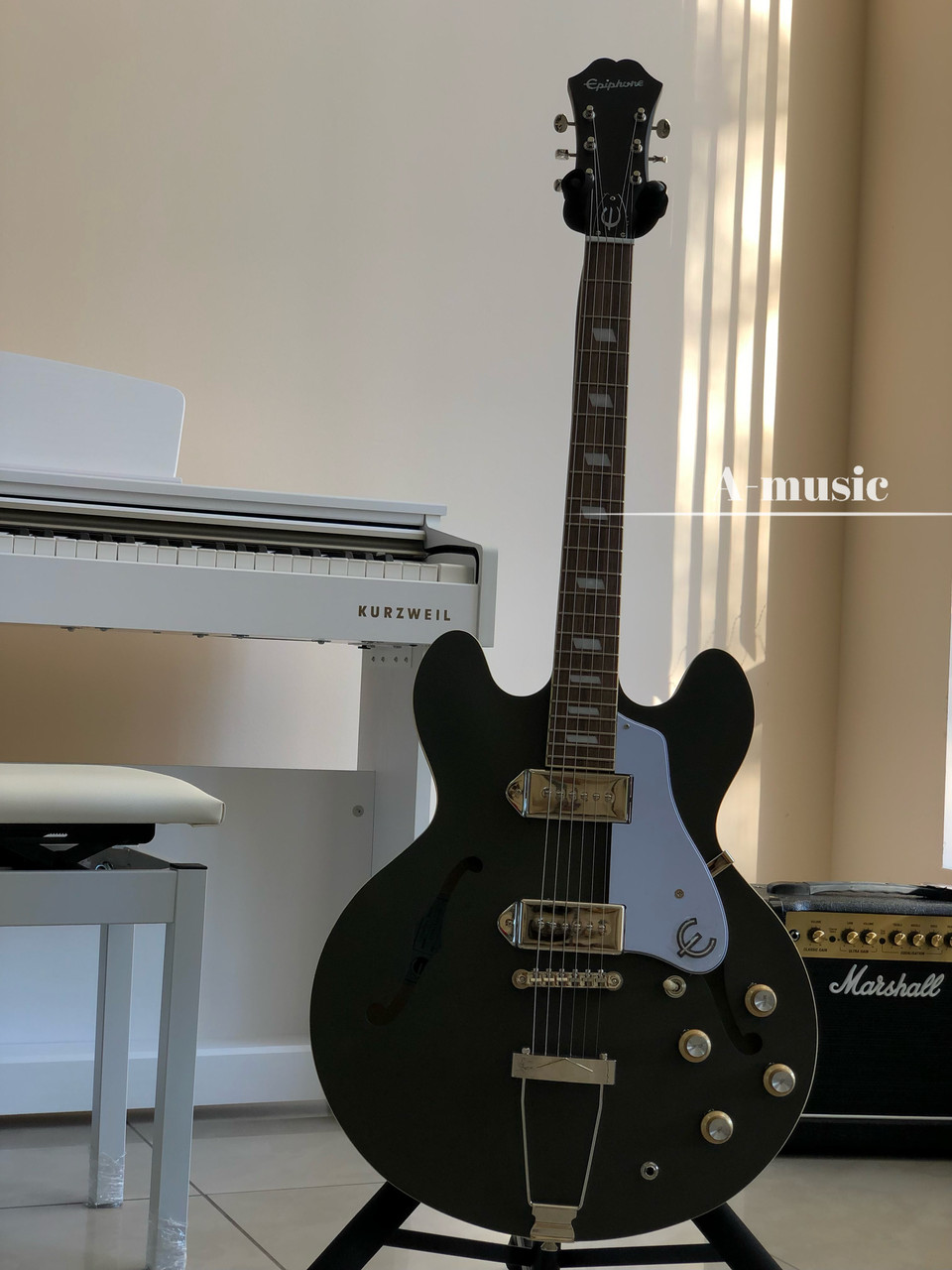 EPIPHONE CASINO WORN OLIVE DRAB Гітара напівакустична, фото 1