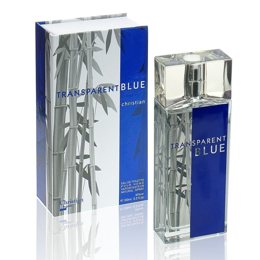 Мужской парфюм TRANSPARENT BLUE Christian 100 ml