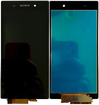 Дисплей Sony C6902 Xperia Z1 L39h/С6903/С6906/С6943 тачскрин модуль чорний