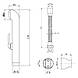 Гігієнічний душ з набором шлангом і лейкемією. Гарнітур для біде хром, фото 6