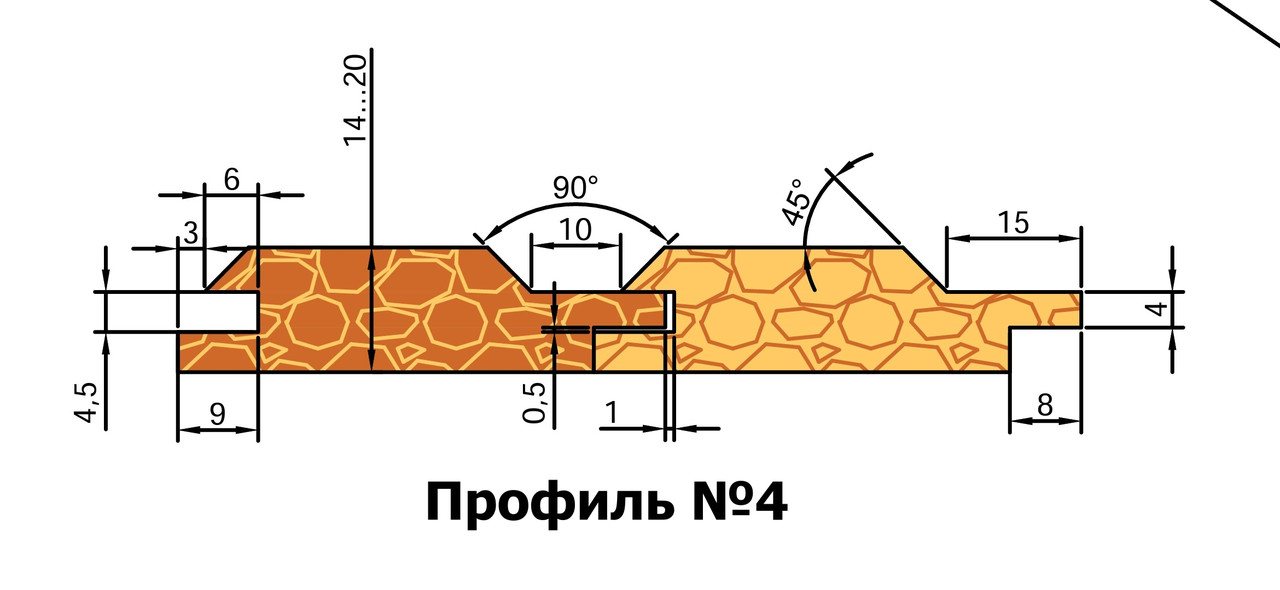 Профіль No4, Р6М5 (Інструментальна сталь)