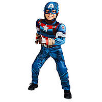 Карнавальный костюм Капитан Америка «Мстители" Disney на рост 125-135 см.