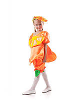 Карнавальный детский костюм "Апельсин" для девочки