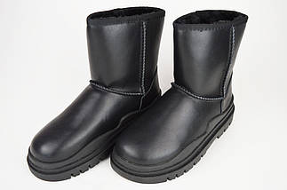 Уги жіночі Lonza 21983 39 Чорні шкіра 36, фото 3