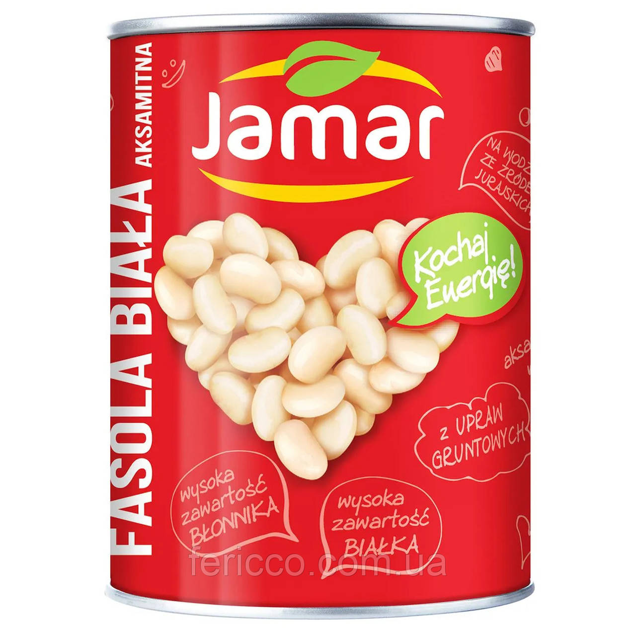 Консервована біла квасоля Jamar 400g