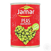 Консервований зелений горошок Jamar 400g