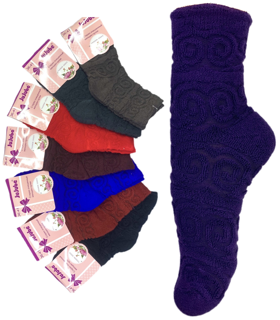 Жіночі шкарпетки махра "Jujube" №А138-11
