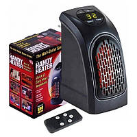 Портативний міні-нагрівач з пультом Handy Heater 400W Black (223k)