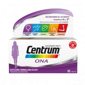 CENTRUM ONA — вітаміни для жінки, 90 таб.
