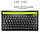 Бездротова двоконтактна Bluetooth-клавіатура Sandy Gforse Multi-Device Keyboard BK 230 Black, фото 5