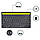 Бездротова двоконтактна Bluetooth-клавіатура Sandy Gforse Multi-Device Keyboard BK 230 Black, фото 6