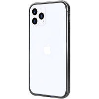 Metal+PC Бампер G-Case The Grand Series для Apple iPhone 12 Pro / 12 (6.1") Алюминий, Черный