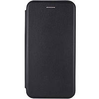 Кожаный чехол (книжка) Classy для Samsung Galaxy A02s Слот для визитки, Черный