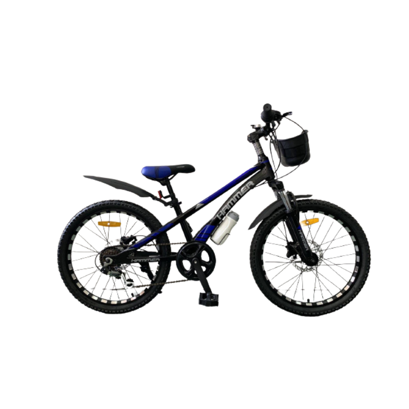 Гірський підлітковий магнієвий велосипед Hammer VA210 22-Н дюймів Синій
