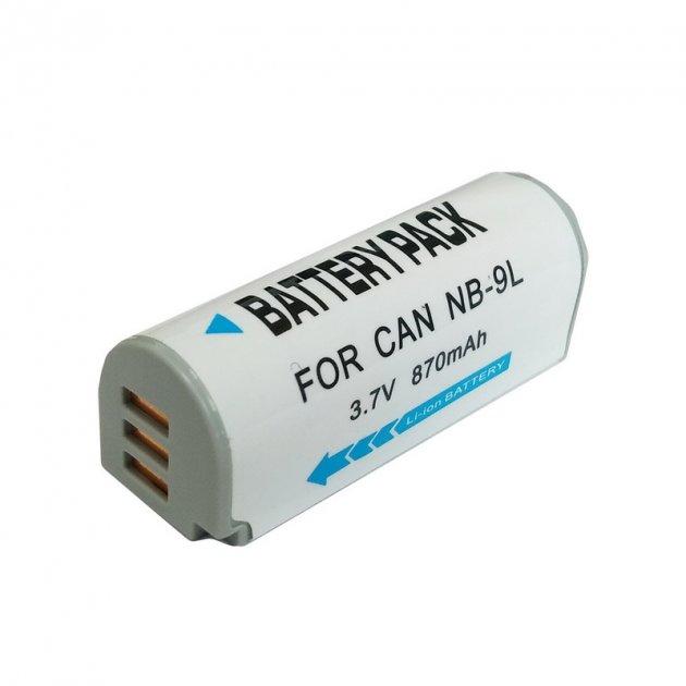 Aкумулятор Alitek для Canon NB-9L, 870 мА·год, фото 1