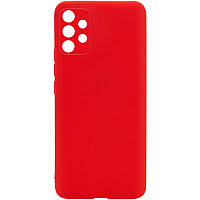 Силиконовый чехол Candy Full Camera для Samsung Galaxy A72 4G / A72 5G Красный / Red