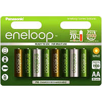 Акумулятори AA Panasonic Eneloop Botanic Tones 2000 mAh (min 1900), блістер 8 шт., Японія.
