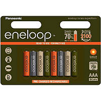Акумулятори Panasonic Eneloop Expedition AAA 750 мА·год, блістер 8 шт.