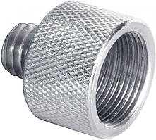 Перехідник адаптер 3/8 Male (тато) — 5/8 Female (мама) Alitek RST-24 Silver