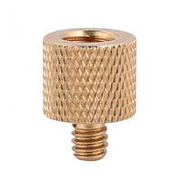 Перехідник адаптер 1/4" Male (тато) — 3/8" Female (мама) Alitek RST-25 Gold