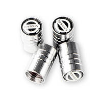 Ковпачки на ніпель для Nissan Alitek Long Silver Ніссан (4 шт.)