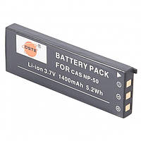 Акумуляторна батарея DSTE для Casio NP-50, 1400 мА·год
