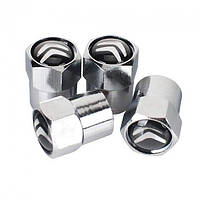 Ковпачки на ніпель для Citroen Alitek Short Silver Ситроен, 4 шт.