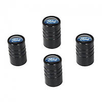Захисні ковпачки на ніпель для Форд Alitek Long Black Ford (4 шт.)