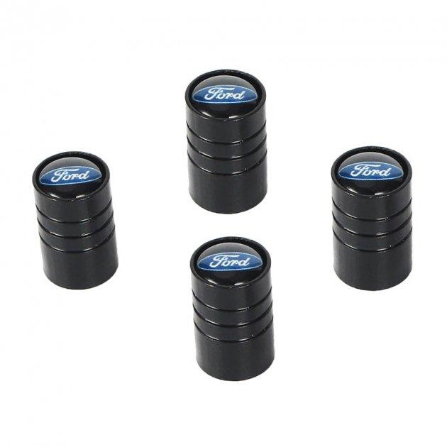 Захисні ковпачки на ніпель для Форд Alitek Long Black Ford (4 шт.)