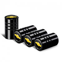 Захисні ковпачки на ніпель для Шевроле Alitek Long Black Chevrolet (4 шт.)