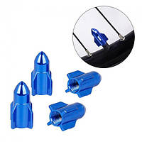 Ковпачки на ніпель для авто Alitek Ракета Синій, 4 шт.