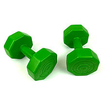 Гантелі для фітнесу NEO-SPORT 2 кг. x 2 шт., композитні, фото 2