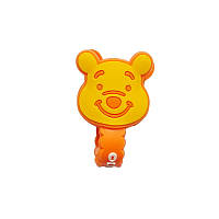 Тримач/органайзер для кабелю, навушників, дротів на кнопці Alitek Вінні Пух orange