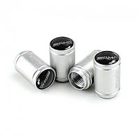 Ковпачки на ніпель для Mercedes AMG Alitek Sports Silver Мерседес АМГ, 4 шт.