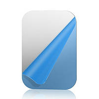 Пластина для магнітного тримача метал Alitek Magnet iron 38x50 мм Silver