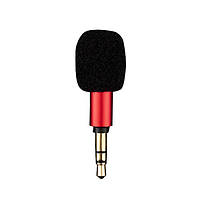 Портативний мікрофон для комп'ютера, ноутбука, камери Alitek LM10 Black/red