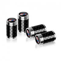 Ковпачки на ніпель Спорт Alitek Carbon Style Silver Sports (4 шт.)