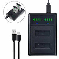 Зарядний пристрій Alitek LCD USB для двох акумуляторів Sony NP-BX1