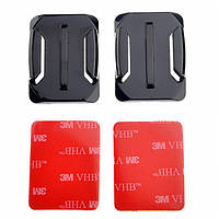 Комплект вигнутих майданчиків кріплень для Gopro, SJCam, Xiaomi Alitek Curved Mount (2 шт.)