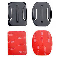 Набір вигнутий + плоский майданчик кріплення 2 в 1 для Gopro, SJCam, Xiaomi Alitek Curved Mount