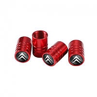 Ковпачки на ніпель для Сітроен Alitek Long Red Citroen (4 шт.)