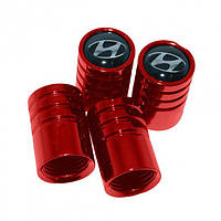 Ковпачки на ніпель для Хюндай Alitek Long Red Hyundai (4 шт.)