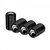 Ковпачки на ніпель захисні для Сітроен Alitek Long Black Citroen, 4 шт.