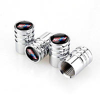 Ковпачки на ніпель із написом Sports Alitek Long Silver Спорт, 4 шт.