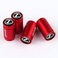 Ковпачки на ніпель захисні для Lexus Alitek Sports Red Лексус, 4 шт.