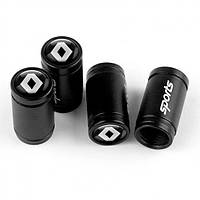 Ковпачки на ніпель для Рено Alitek Sports Black Renault (4 шт.)